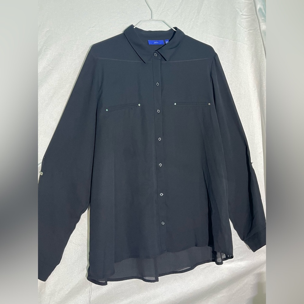 Apt. 9 Classic Black Blouse